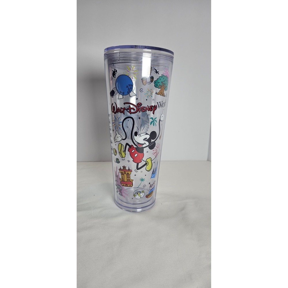 NEW Disney Parks 2022 Walt Disney World Mickey Mouse Starbucks Tumbler Straw Cup